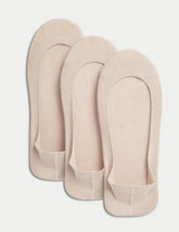 3pk Cotton Rich Low Cut Footsies  Adomoo